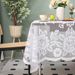 Polyester Tablecloth Set – Modern Geometric Design (150x150cm, 150cm Round, 150x230cm) | Waterproof, Non-Slip & Heat-Resistant_voghion.com