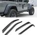 Front & Rear Fenders Compatible With 2020-2024 Jeep Wrangler Gladiator JT Mojave & Rubicon, Off-Road Wheel Fender Liner Set 4 Pcs(Only Fit High Clearance Fender Flares)_voghion.com