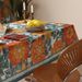 Tovaglia in cotone e lino - Floreale vintage, impermeabile e resistente al calore, per tavoli da pranzo in stile rustico, bar o arredamento boho_voghion.com
