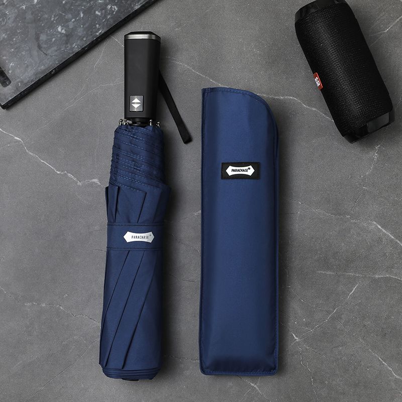 Umbrelă mare Parachase pentru bărbați, 135 cm, umbrelă automată de ploaie de lux, rezistentă la vânt, pliabilă, mare, umbrelă de golf, pentru exterior, livrare gratuită_voghion.com