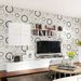 New Black And White Circle Bedroom Living Room Removable Decorative Waterproof Self-adhesive Wallpaper_voghion.com