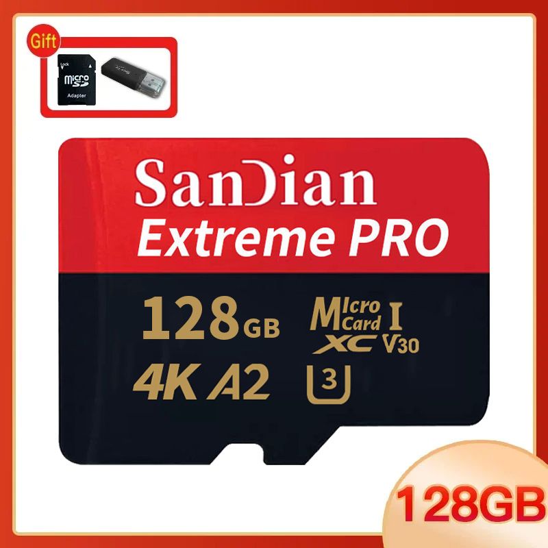 128GB 256GB Micro SD Class 10 A2 High Speed Memory U3 4K 512GB TF Flash Card 1TB For Smartphone Camera Drone_voghion.com
