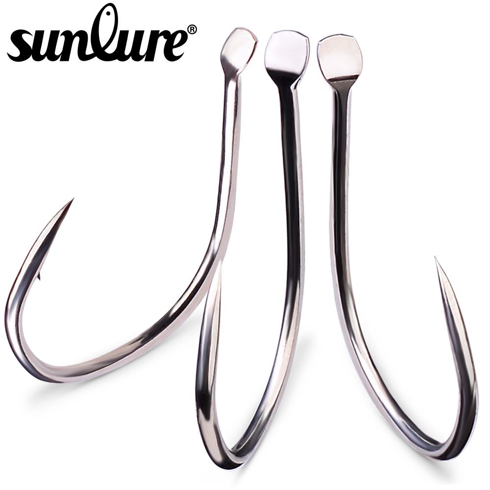 Großer Iseni Slow Jigging mit flachem Einzelhaken aus Hartstahl mit Widerhaken zum Boot- und Meeresangeln_voghion.com