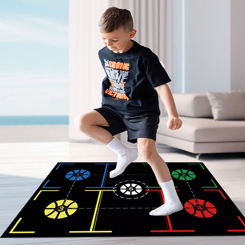Non-Slip Basketball Training Mat - Kids Indoor Practice Pad With Noise Reduction For Home Use​_voghion.com