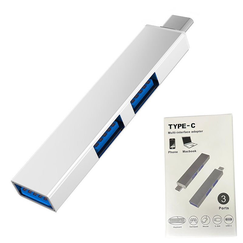 HXSJ TYPE-C USB Splitter 3.0 One to Four Laptop Multi Interface Højhastighedsudvidelse med Hub_voghion.com