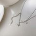 Nuova collana Sterling Sier Star con ciondolo a strati lucidi, versatile girocollo, catena per clavicola, accessorio squisito per feste_voghion.com