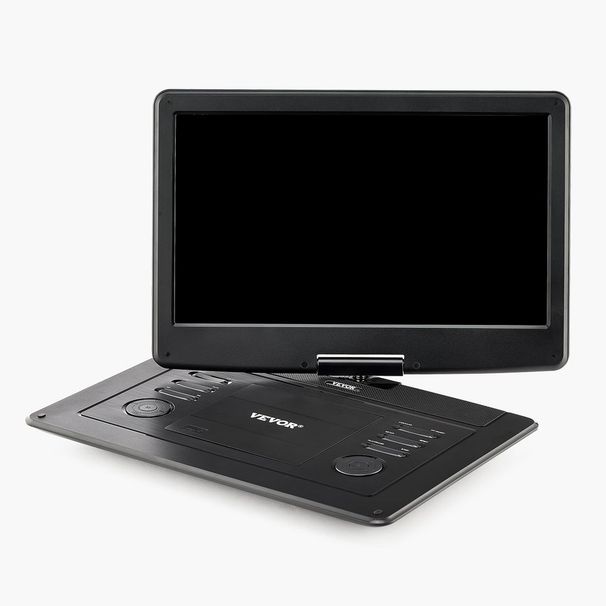 Portable DVD Player 15.6 Inch HD Swivel Display Screen 4.5-5 H Built-in Battery_voghion.com