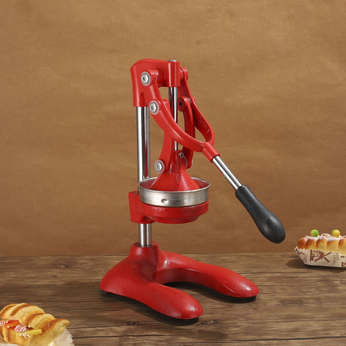 Spremiagrumi manuale in acciaio inossidabile per uso domestico, spremiagrumi portatile, spremiagrumi multifunzionale commerciale_voghion.com