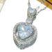 Nuovo amore Zircone Colore Cuore Zircone Luce Lusso Joker Creativo Personalizzato Collana Geometrica_voghion.com