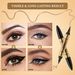 Hellokiss double head four pronged liquid eyebrow pencil+eyeliner quick drying waterproof Eyebrow pencil new product_voghion.com