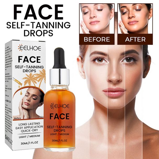 Blackening 30ml Essence Fast Create Dark Natural Tan Complexion Facial Self-Tanning Serum Suthing Oil L_voghion.com