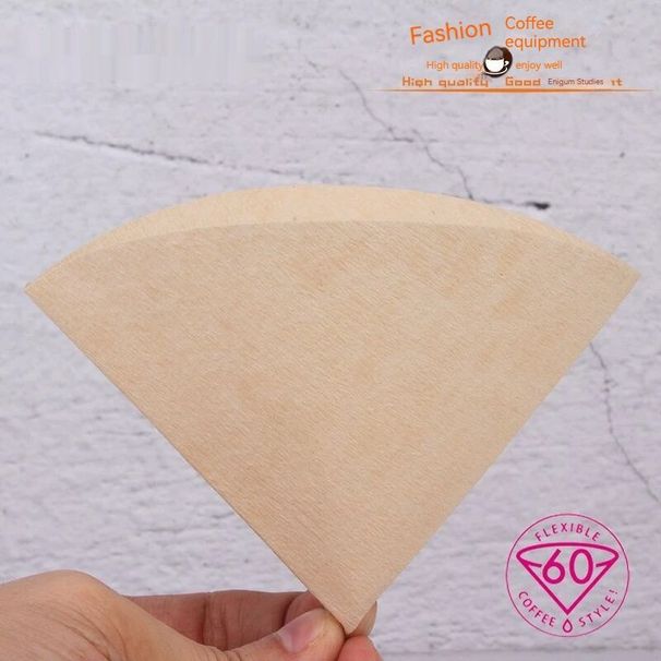 Papel de filtro de café enjuagado a mano por goteo V60 Original japonés 01 blanqueamiento de troncos_voghion.com