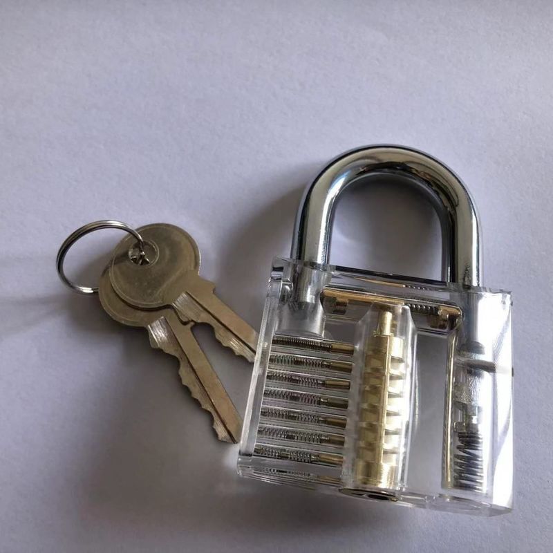 【 6519 People's Collection 】 Trendy Brand Transparent Bailey Head, Acrylic Copper Core Accessories, Key Lock_voghion.com