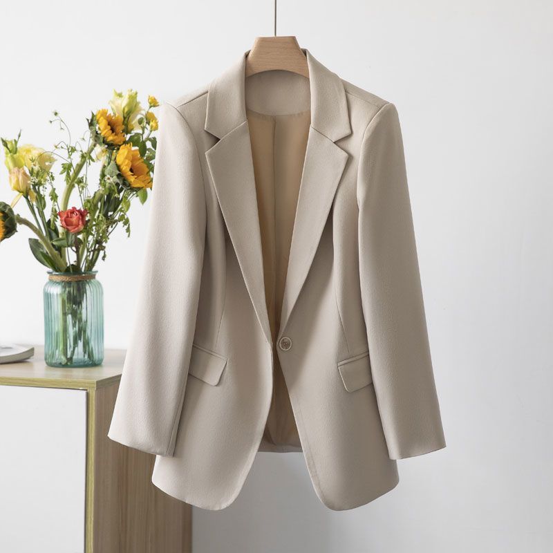 Damenbekleidung Anzugjacke Lässiger kleiner Anzug Große Größe 100kg Tragbares Temperamentanzugoberteil_voghion.com