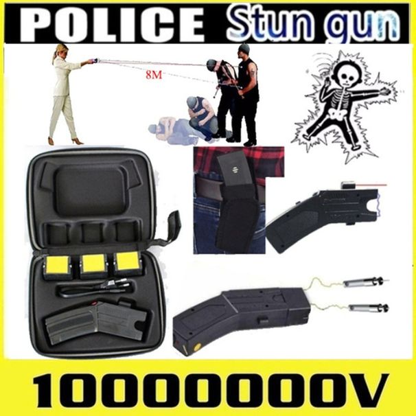 2025 Police CHEETAH STUN Zdalnie strzelająca paralizator latarka zewnętrzna latarka samoobrony super jasna latarka wielofunkcyjna mini ładowalny taser_voghion.com