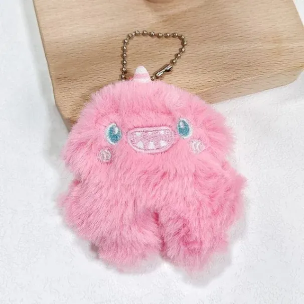 1Pcs Niedlichen Cartoon Fuzzy Plüsch Telefon Schlüssel Perlen Schlüsselanhänger Für Anti-Verloren Kette Hängen Schmuck Tasche Zubehör_voghion.com