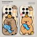 Capybara Cool Phone Case for Xiaomi Mi 11 12 Lite 12T 12T Pro X3 NFC X3 X3 Pro X5 5G Silicone Cover_voghion.com