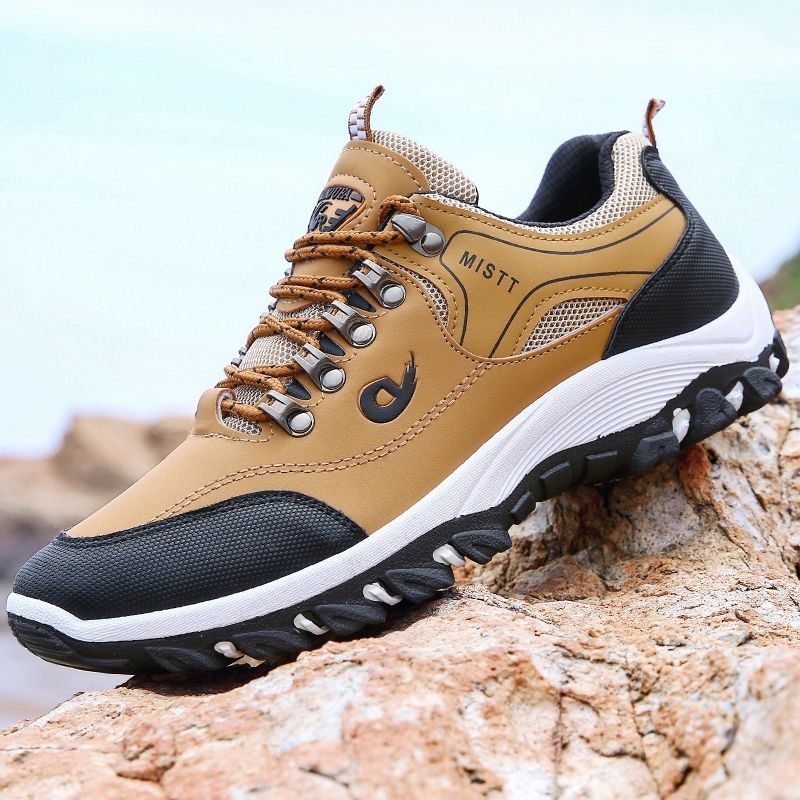 Chaussures de sport tendance pour hommes, édition coréenne, décontractées, anti-odeurs, respirantes, pour randonnée, voyage, course à pied, 2019_voghion.com