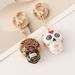 New Mandala Skull Colorful Enamel Keychain Halloween Bag Day Of The Dead Pendant Small Gift_voghion.com