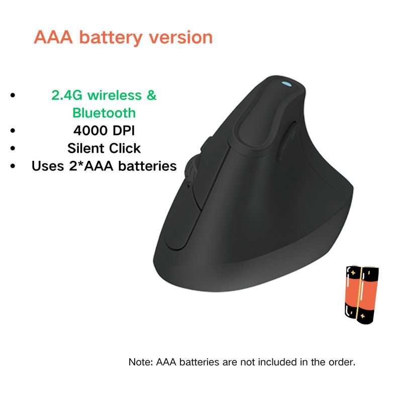 Premium KYSONA EM9 Ergonomic Vertical Mouse Health 4000DPI Hot Item_voghion.com