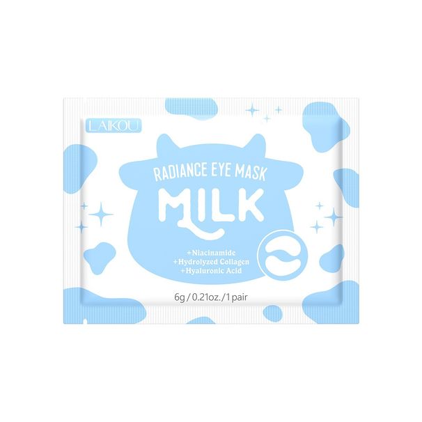 Máscara labial e para os olhos Laikou, 8 conjuntos de 5 peças, máscara hidratante para os lábios e para os olhos_voghion.com