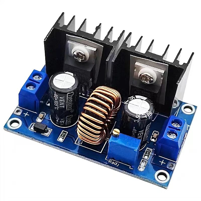 XL4016E1 DC Step-down Module, Output Adjustable 8A With Regulated DC-DC High-power Voltage Regulator Board With Digital Display_voghion.com