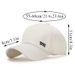 Solid Color High Ponytail Baseball Women's Golf Cap Spring/ Summer Sunhat Visor Running Snapback Hat Homme_voghion.com