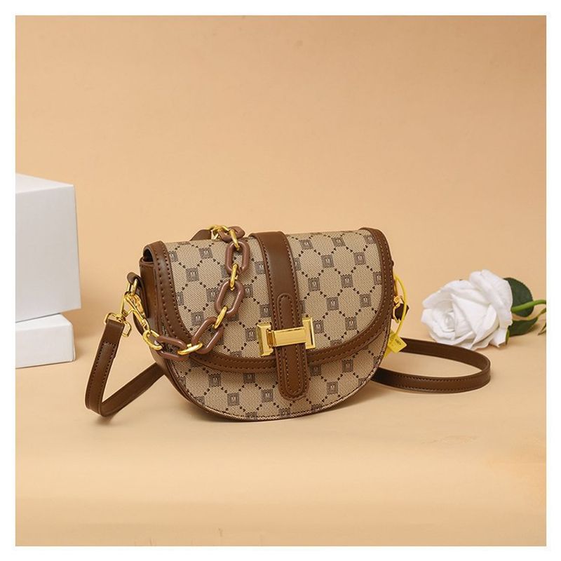 Grenzüberschreitende Außenhandel-Damentasche Großhandel 2023 Neue Retro-Satteltasche trendige High-End-Umhängetasche kleine Tasche weibliche Umhängetasche_voghion.com