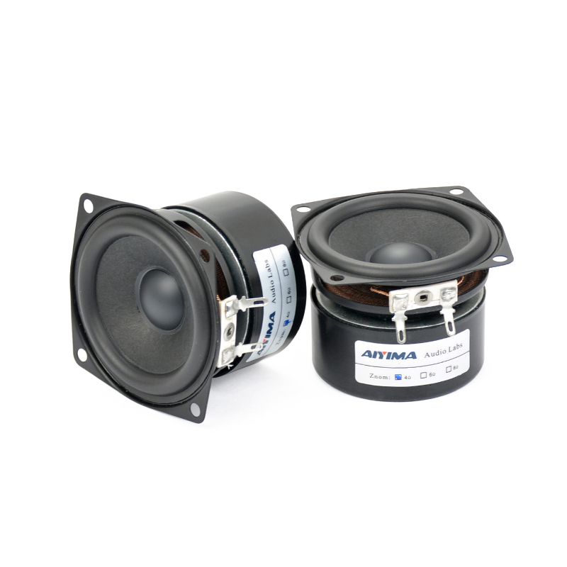 AIYIMA 2.5 Inch 4Ohm 15W Frequency Speaker Sound Bass Unit LoudSpeaker Full Range Hifi Woofer Audio Mini Speakers_voghion.com
