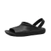 French Style Simple Versatile Sandal Lazy Vacation Casual Wide Roman Strap Flat Soft Sole Sandals For Women Summer_voghion.com