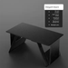 Portable Folding Dormitory Upper Bunk Table Board Bed Study Laptop Tablet Stand Small Desk Invisible_voghion.com