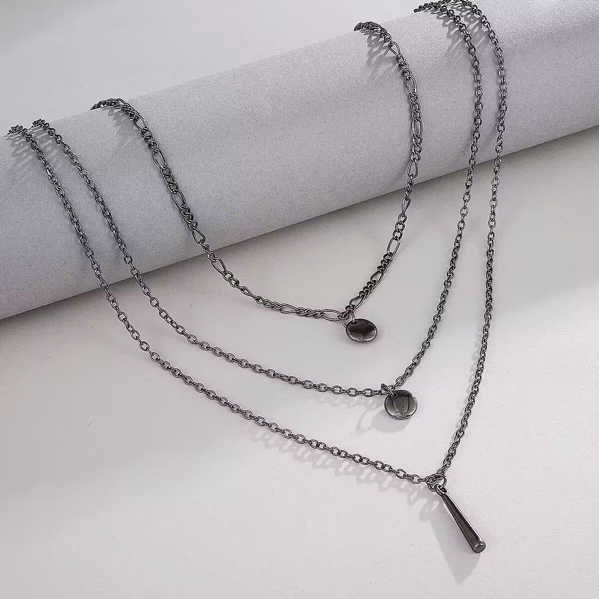 Collana con ciondolo a conchiglia di mango multistrato in stile bohémien, temperamento di nicchia femminile, design di alta gamma, catena per clavicola_voghion.com