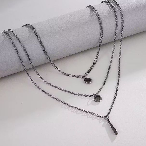 Collana con ciondolo a conchiglia di mango multistrato in stile bohémien, temperamento di nicchia femminile, design di alta gamma, catena per clavicola_voghion.com