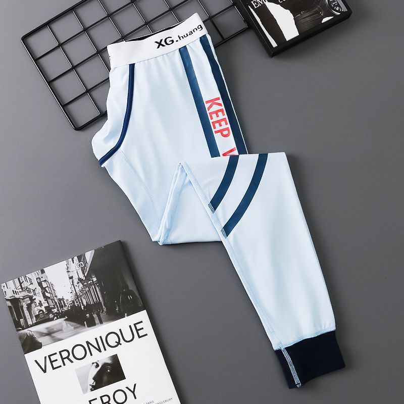 Underwear & Sleepwears Men's Thermal Underwear Fleece-Lined Winter Pants Plaid Pattern Comfortable Cotton Base Layer For Cold Weather​_voghion.com
