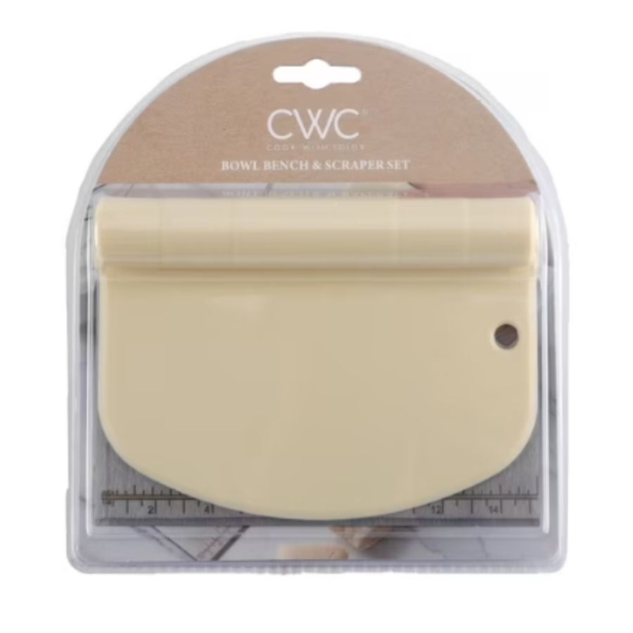 E Cook Cutter Bread Color And Scraper Set essenziale con affettatrice per impasto e pane_voghion.com