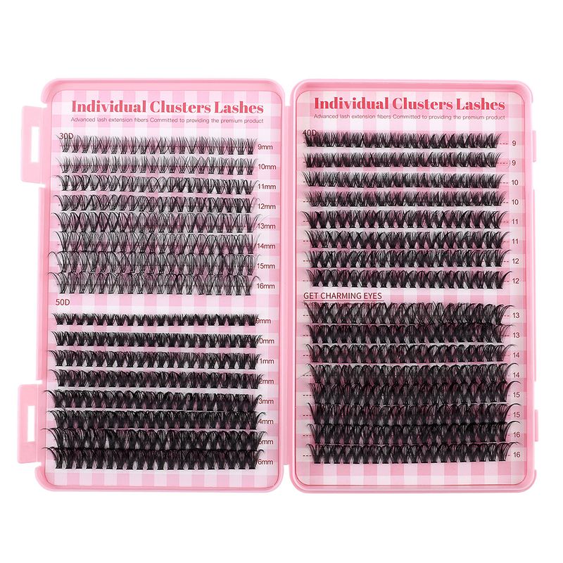 Eyelash Book Segmented False Eyelashes 640 - Cluster Large Capacity 30D/40D Hot - Melt Single - Cluster Fluffy Lashes_voghion.com