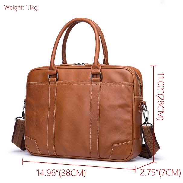 Marant Computertas Echt leren aktetas Koeienhuid Herenhandtas Zakelijke tas Handtas Officiële tas_voghion.com