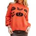Maglione di lana a maniche lunghe con cappuccio e lunghezza media, alla moda autunno/inverno, stile zucca di Halloween, per donna_voghion.com