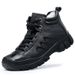 2025 New Multi-Layer Wool High-Top Leather Ankle Boots Men's Warm Boots Snow Boots_voghion.com