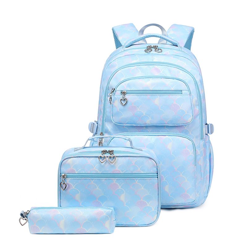 Kinderrucksäcke Schultasche für Schülerinnen und Schüler, bedruckt, für Kinder, gewichtsreduzierend, große Kapazität, dreiteilige Schultasche, Großhandel_voghion.com