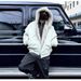 Men's Winter Fleece-Lined Parka With Fur Hood - Thickened Warm Coat For Urban Streetwear (Black, Grey)_voghion.com