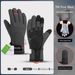 Uisex Ski For Me Ad Wome Atibacterial 3M Sherry Cotto Cycg Widproof Waterproof Bag Warm Witer Gloves Touch_voghion.com