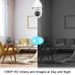 BCOOSS Home Security Wireless WIFI Outdoor Surveillance Camera With Light Bulb 1080 HD Motion Detection 360 Degree Wide Angle_voghion.com