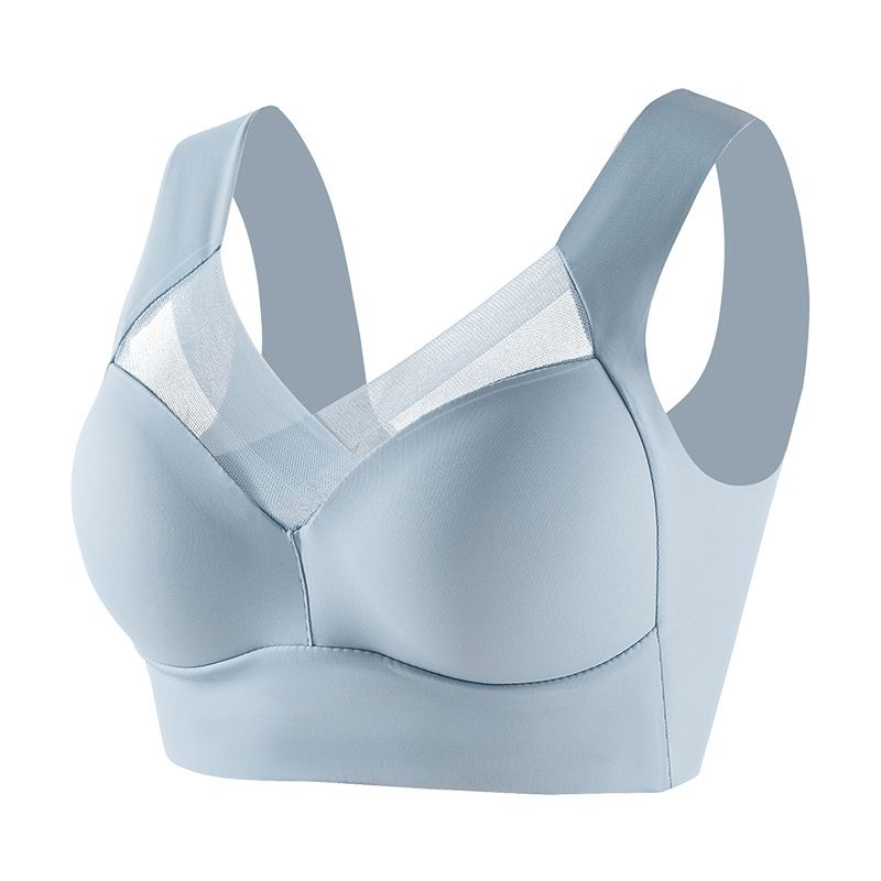 plus size plus size vest seamless sports bra European and American women's beautiful back bra spot wholesale_voghion.com