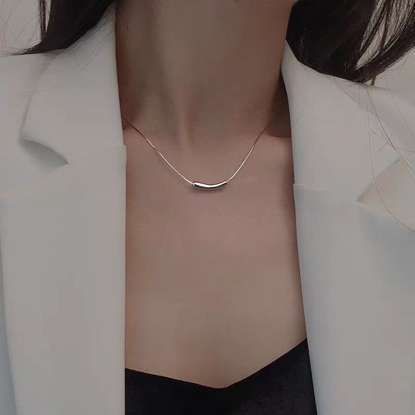Bear Pendant Sweater Chain For Women, Long Design Sense, Niche Double Layer Titanium Steel Necklace, High-end 2023 New_voghion.com