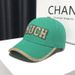 2023 Autumn and winter new high quality women's embroidered letter baseball cap small fragrant wind with hard top face small cap_voghion.com