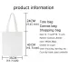 Fun Sloth Pattern Tote Canvas Travel Daily Commute Womens Reusable Shopping Trendy Folding Shoulder Bag 250509_voghion.com