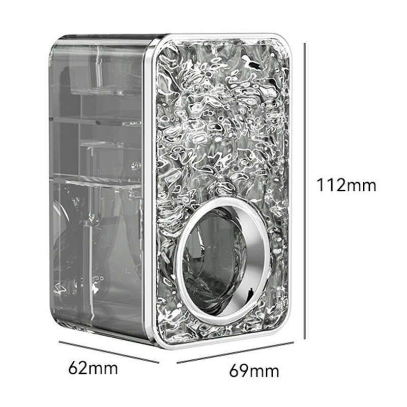 Suction Cup Non Perforated Wall Mounted Holder, Bathroom Mouthwash Toothbrush Cup, Toothpaste Holder_voghion.com