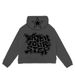 Felpa con cappuccio unisex streetwear con stampa a stelle e lettere – Pullover oversize con cerniera per uomo/donna | Felpa con grafica alla moda (nero/bianco/grigio/crema)_voghion.com
