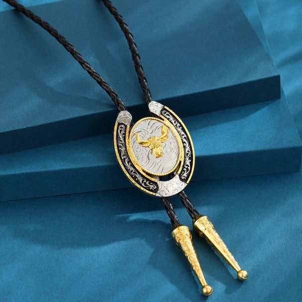 Collana con ciondolo a forma di U a forma di ferro di cavallo con lettera, design creativo, nuova catena con laccio_voghion.com